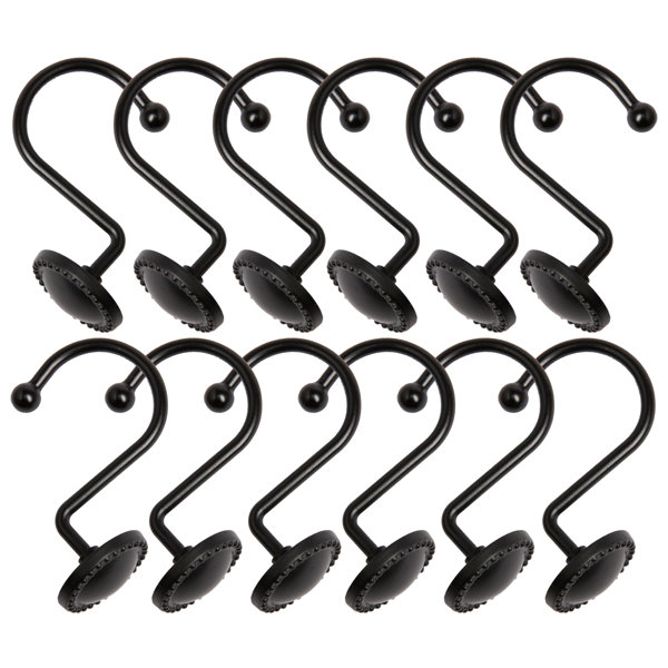 UtopiaAlley Steel Rust Resistant Shower Curtain Hook & Reviews Wayfair